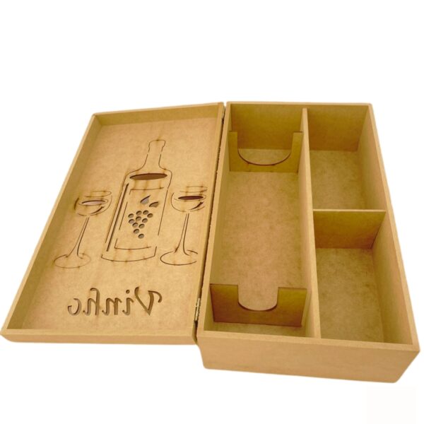 2134 Caixa de Vinho e Taça Escrita - Image 2