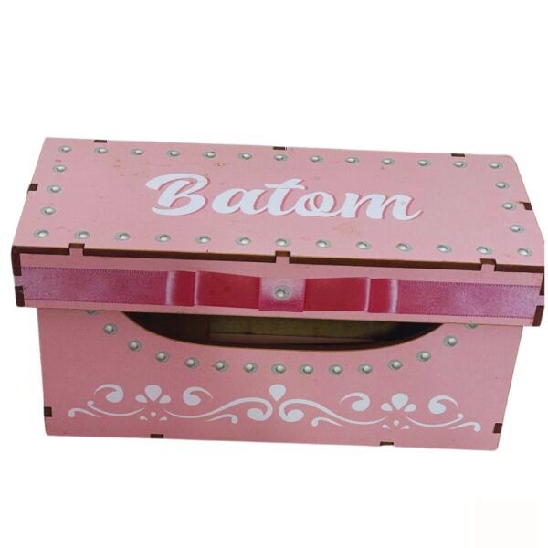 2017 Porta Batom Adesivado Rosa