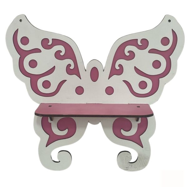 Prateleira Borboleta Adesivada