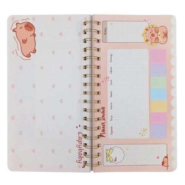 Planner Semanal Capivara - Imagem 3
