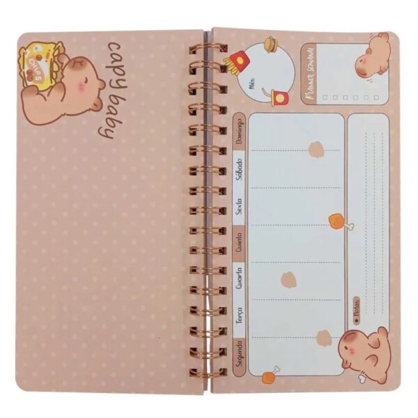 Planner Semanal Capivara - Imagem 3
