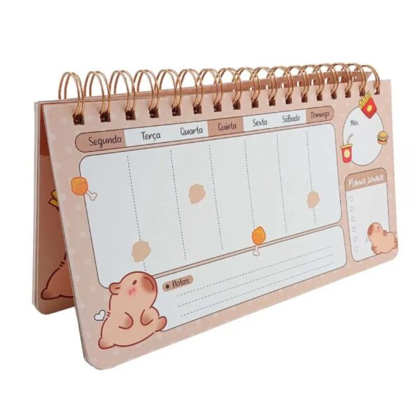 Planner Semanal Capivara - Imagem 2
