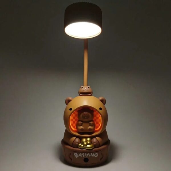 Luminária de Mesa Capivara LED 29cm em Plástico Modelo 1 - Imagem 2