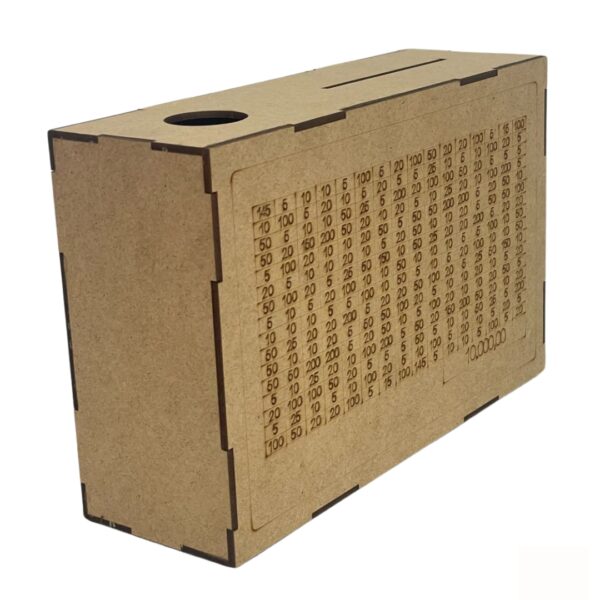 R90861 - Cofre MDF Desafio Kakebo Simples 10.000 - Imagem 2