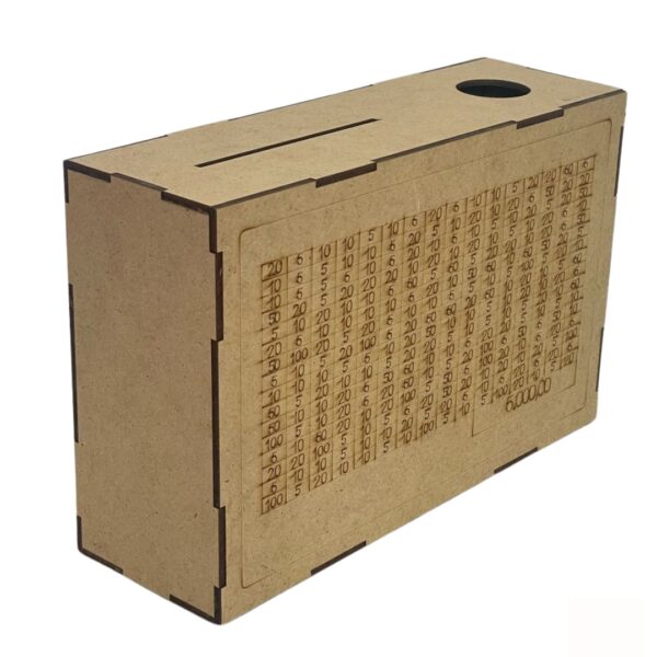 R90865 - Cofre MDF Desafio Kakebo Simples 5.000 - Imagem 2
