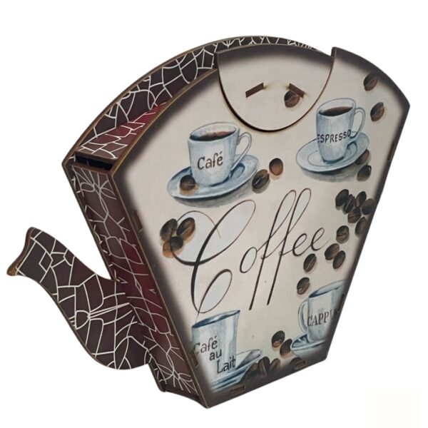 Porta Papel Melita Adesivado Coffee Craquele - Imagem 2