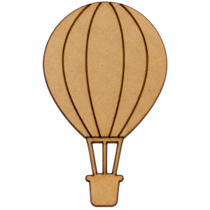 Balão de Ar Quente em MDF Gravado