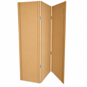 Biombo de MDF Dobrável em Três Painéis