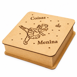 Caixa MDF “Coisas de Menina”