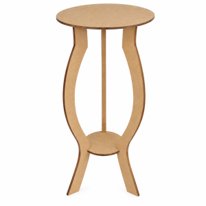Mesa de MDF com Design Curvo