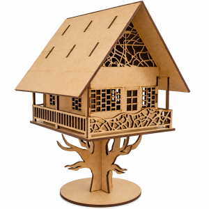 Miniatura de Casa na Árvore em MDF