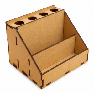 Organizador MDF com Quatro Compartimentos