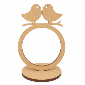 Porta-retrato de MDF com pássaros սիր婷婷五月