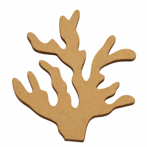 Recorte de Coral em MDF Natural