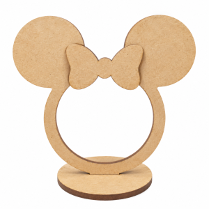 Suporte MDF Minnie com Laço