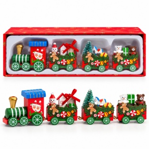 Trem Natal de Madeira Festivo