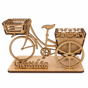Triciclo Ornamental com Gratidão